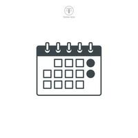 kalender icoon symbool vector illustratie geïsoleerd Aan wit achtergrond