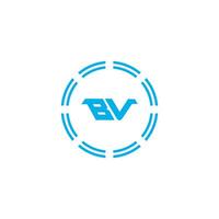 vb bv logo ontwerp vector sjabloon