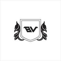 vb bv logo ontwerp vector sjabloon