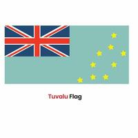 de Tuvalu vlag vector