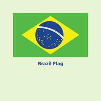 de Brazilië vlag vector