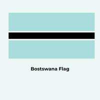 de bostswana vlag vector