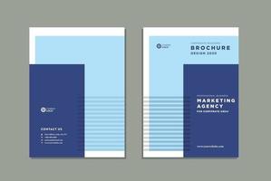 zakelijke brochureomslagontwerp of jaarverslag en bedrijfsprofielomslag of boekje en catalogusomslag vector