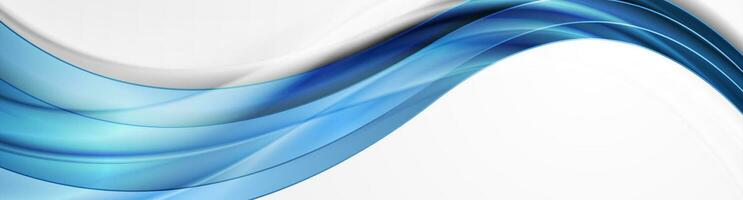 blauw abstract glanzend golven zakelijke achtergrond vector