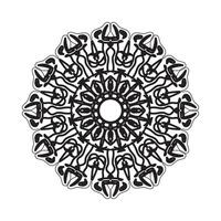 hand- getrokken mandala. decoratie in etnisch tekening ornament. vector