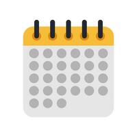 vector icoon schema kalender vlak stijl