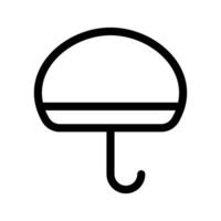 paraplu icoon vector symbool ontwerp illustratie