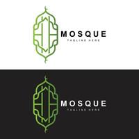 moskee logo vector symbool illustratie ontwerp