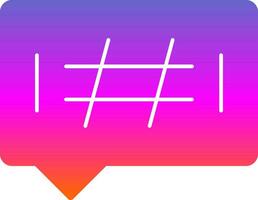 hashtags vector icoon ontwerp