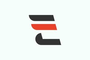 eerste brief e logo ontwerp voor uw bedrijf vector