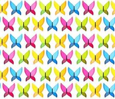 vlinder naadloze patroon achtergrond vectorillustratie vector