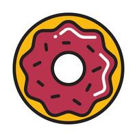 donut icoon vector