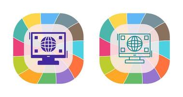 wereldwijd vectorpictogram vector