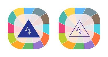 uniek elektriciteit Gevaar vector icoon