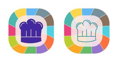 chef hoed vector icon