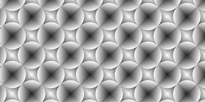 abstracte geometrische patrooncirkel met fonkelende gloeiende lichtgrijze achtergrond vector