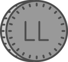 Libanees pond vector icoon ontwerp