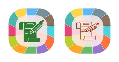 contract vector pictogram