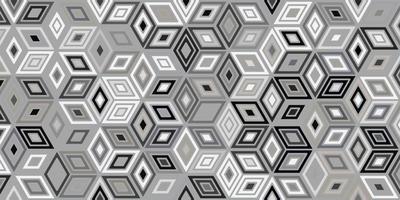 abstract geometrisch naadloos patroon elegant van grijze achtergrond 3d hexagon vorm vector