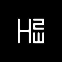 hzw brief logo vector ontwerp, hzw gemakkelijk en modern logo. hzw luxueus alfabet ontwerp