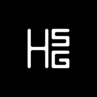 hsg brief logo vector ontwerp, hsg gemakkelijk en modern logo. hsg luxueus alfabet ontwerp