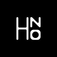 hno brief logo vector ontwerp, hno gemakkelijk en modern logo. hno luxueus alfabet ontwerp