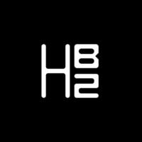 hbz brief logo vector ontwerp, hbz gemakkelijk en modern logo. hbz luxueus alfabet ontwerp