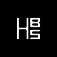 hbs brief logo vector ontwerp, hbs gemakkelijk en modern logo. hbs luxueus alfabet ontwerp