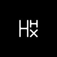 hhx brief logo vector ontwerp, hhx gemakkelijk en modern logo. hhx luxueus alfabet ontwerp