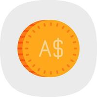 Australisch dollar vector icoon ontwerp