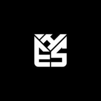 hes brief logo vector ontwerp, hes gemakkelijk en modern logo. hes luxueus alfabet ontwerp