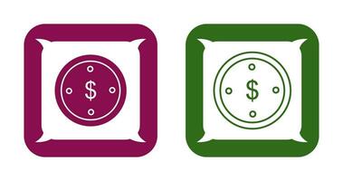 dollar munt vector pictogram