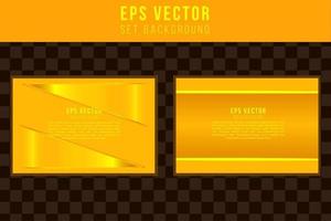 set gele achtergrond abstract oranje monochroom bewerkbaar ontwerp vector