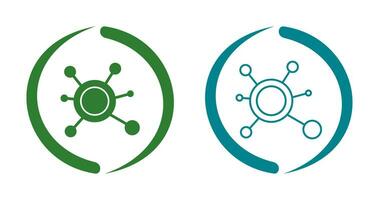 molecuul vector pictogram