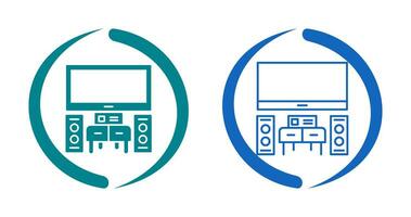 thuisbioscoop vector pictogram