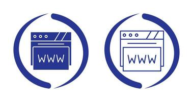 web browser vector icoon