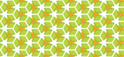 abstracte vierkante vorm patroon gradiënt groene vectorillustratie vector