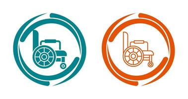 rolstoel vector pictogram