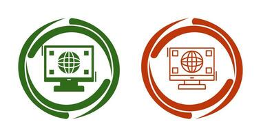 wereldwijd vectorpictogram vector