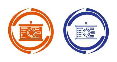 presentatie vector pictogram