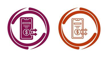 overdracht vector pictogram