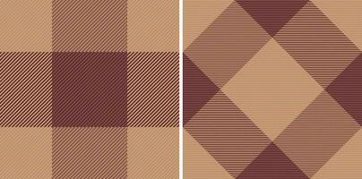 achtergrond naadloos plaid van textiel patroon Schotse ruit met een controleren kleding stof structuur vector. vector