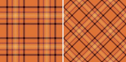patroon structuur kleding stof van vector plaid achtergrond met een Schotse ruit textiel naadloos controleren.