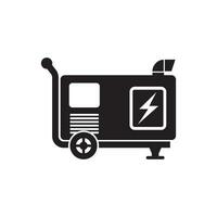 diesel generator logo icoon symbool, illustratie ontwerp sjabloon vector