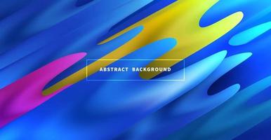 kleurverloop achtergrondontwerp. abstracte geometrische achtergrond met vloeibare vormen. cool achtergrondontwerp voor posters vector