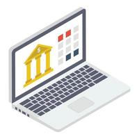 concepten voor online bankieren vector