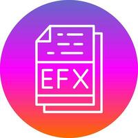 efx vector icoon ontwerp