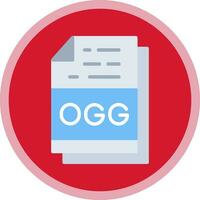 ogg het dossier formaat vector icoon ontwerp