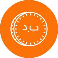 bahraini dinar vector icoon ontwerp