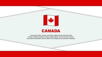 Canada vlag abstract achtergrond ontwerp sjabloon. Canada onafhankelijkheid dag banier tekenfilm vector illustratie. Canada vector